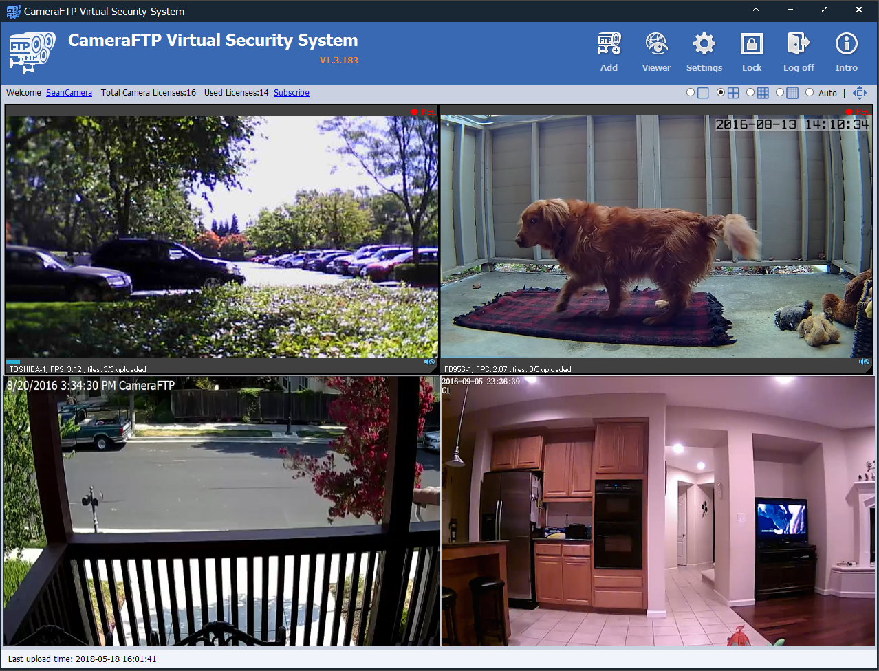 CameraFTP Virtual Security System