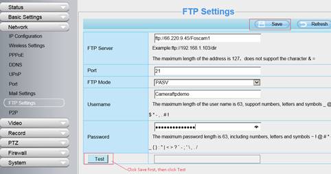 foscam playback tab missing